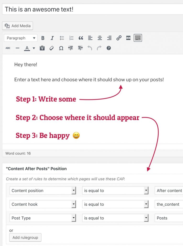 Description how CAP works in three steps